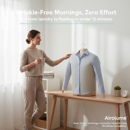 Airolume Iron - Wrinkle Free Clothing With Zero Effort