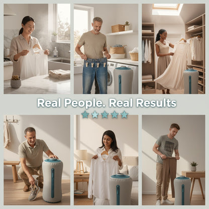 Airolume Iron - Wrinkle Free Clothing With Zero Effort